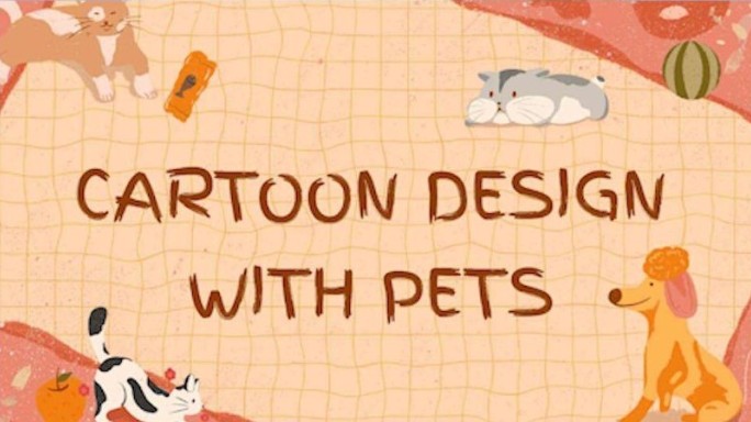 有趣的卡通宠物元素AE动画