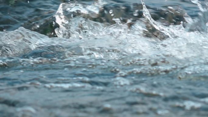 河水 小河 溪流 水浪 浪花 水花 浪涛