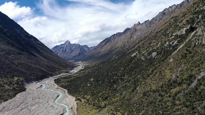 西藏念青唐古拉山脉河流