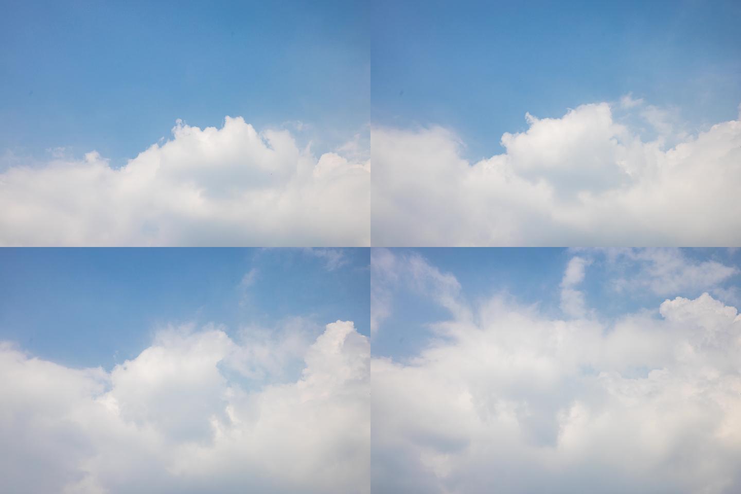 天空蓝天白云延时视频素材