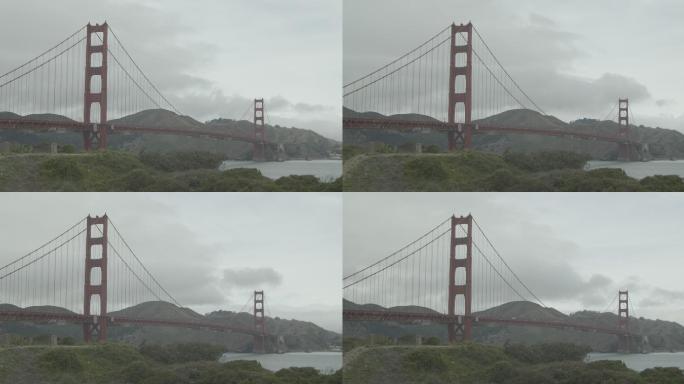 旧金山大桥金门大桥延时拍摄