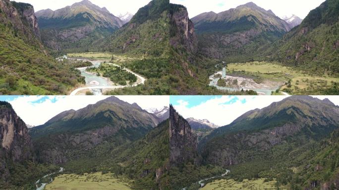 西藏念青沿途风景