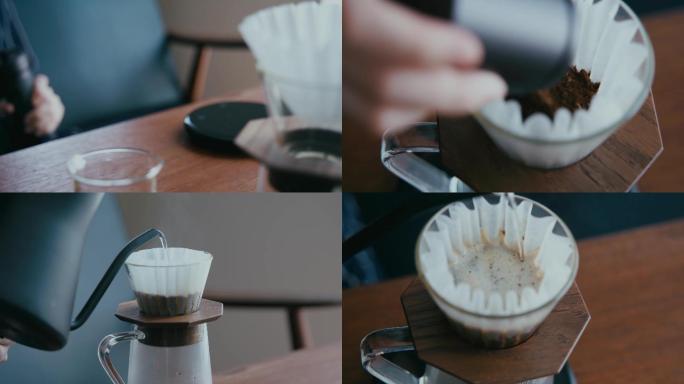 咖啡研磨咖啡豆磨粉手工咖啡