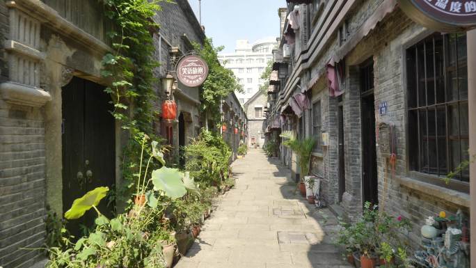 杭州的城市街头巷子