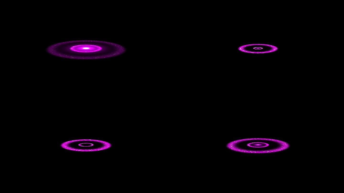 紫色圆圈圆环动感动画-通道循环5