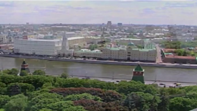 八九十年代莫斯科红场克里姆林宫