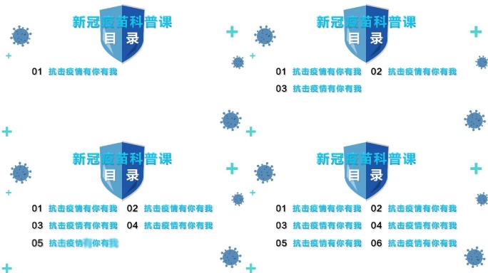 疫情防控分类AE模板