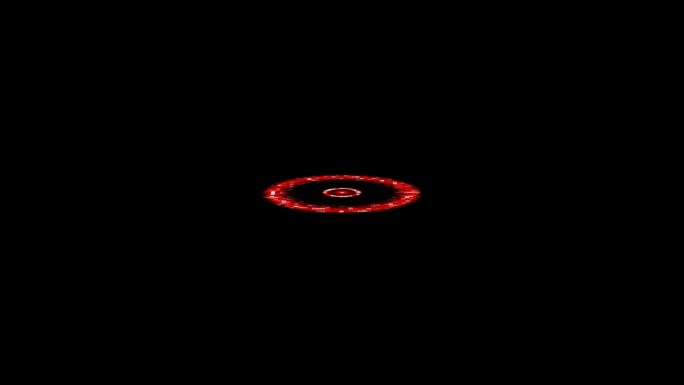 红色圆圈圆环动感动画-通道循环5