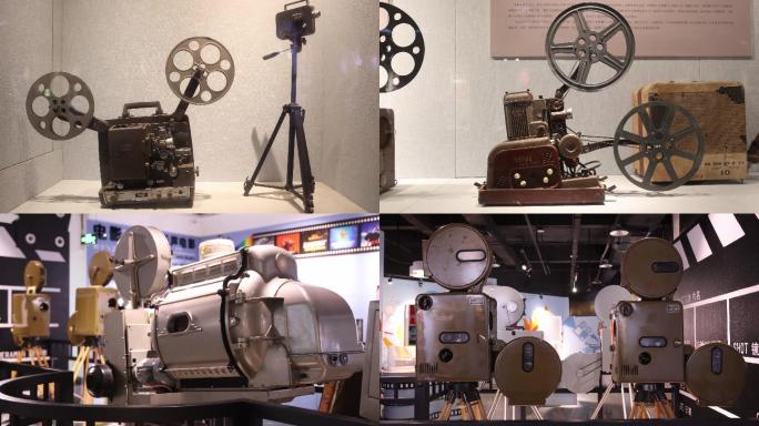 老式电影机录像机胶带机器老式胶片机放映机