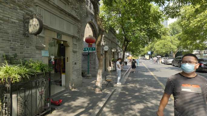 杭州的城市街头巷子