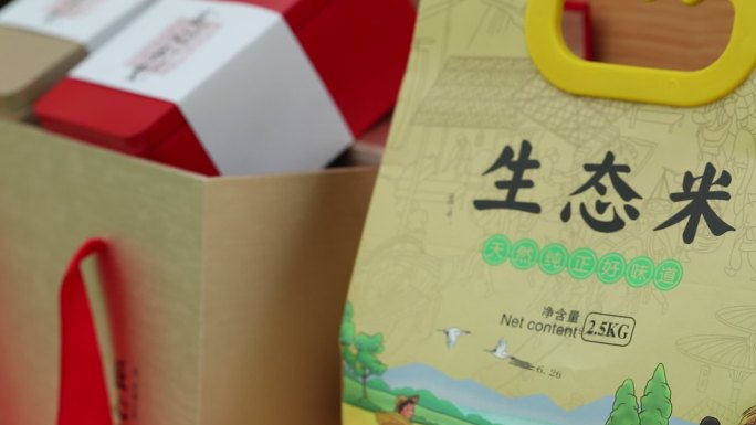 广东丝苗米大米水稻袋包装产品特写38