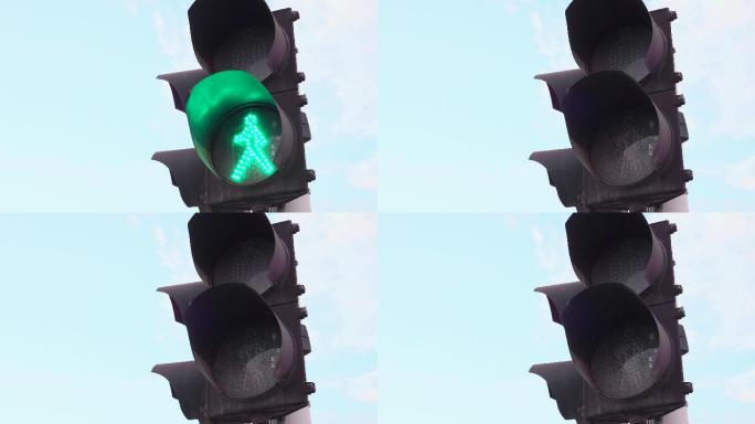 人行道红绿灯变化