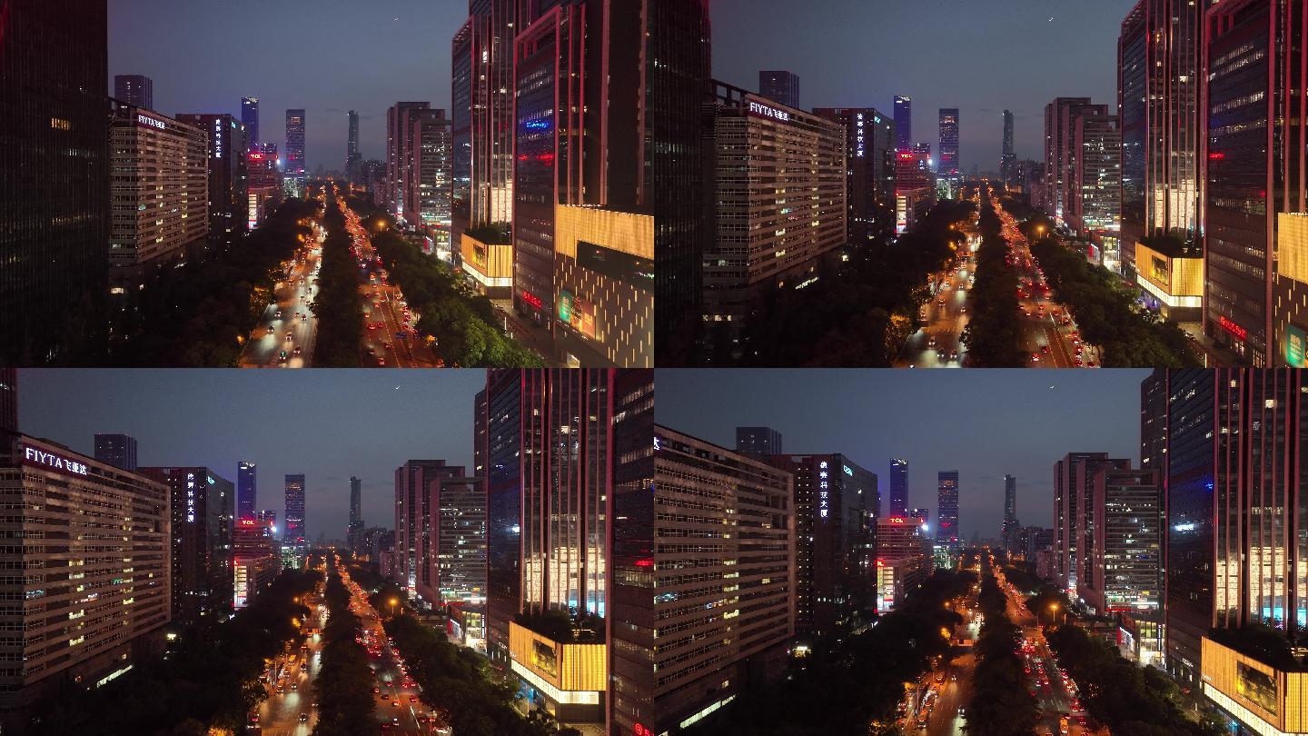 深圳南山区科技园夜景