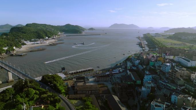 岛屿海边航拍