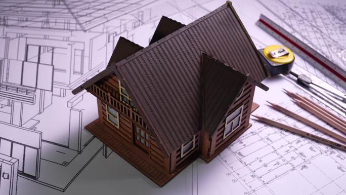 房屋模型和图纸