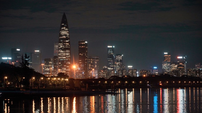 深圳湾夜景