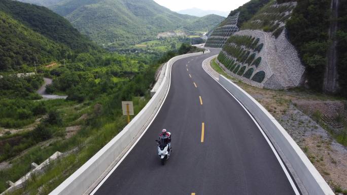 北京山区跑山摩托车车队