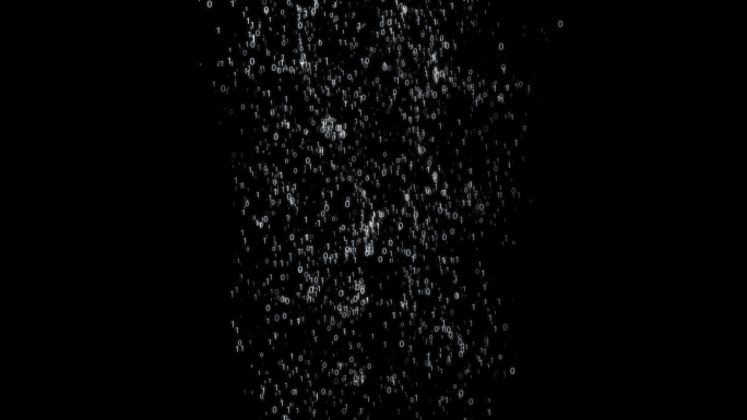 科技感数字流（带透明通道）