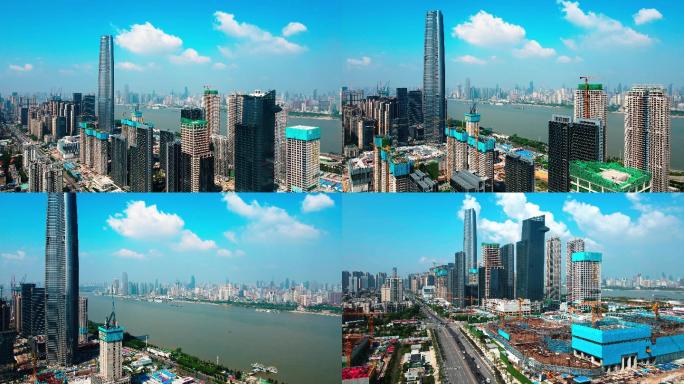 武汉城市建设航拍