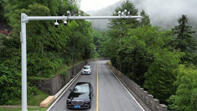 安徽九华山风景区盘山公路