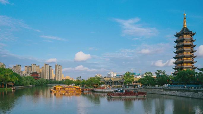 淮安里运河清江浦景区延时