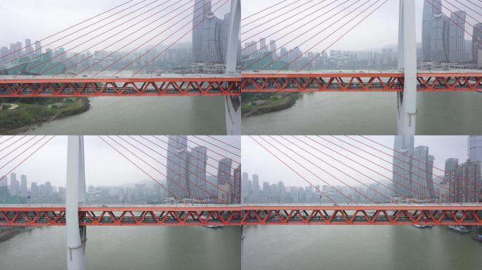 重庆轻轨大桥航拍4K