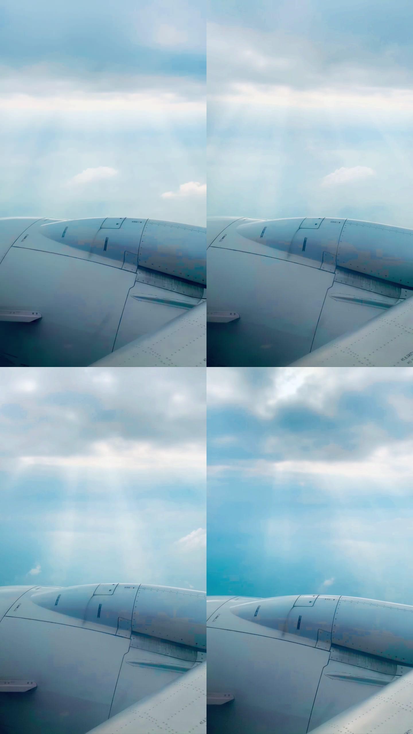 云端飞机航拍