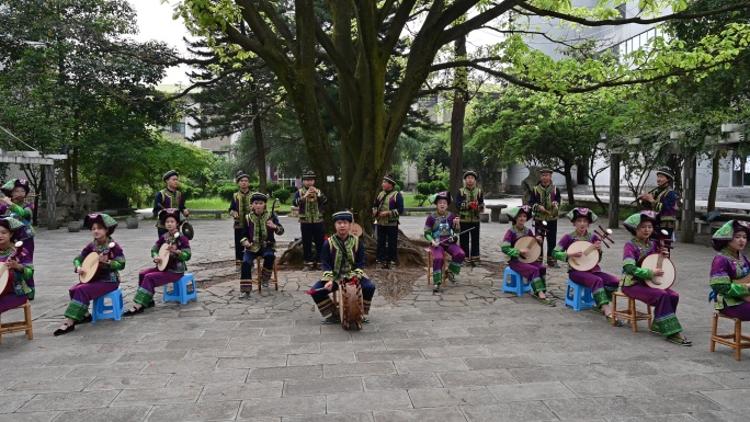 贵州黔西南布依族八音坐唱少数民族特色文化