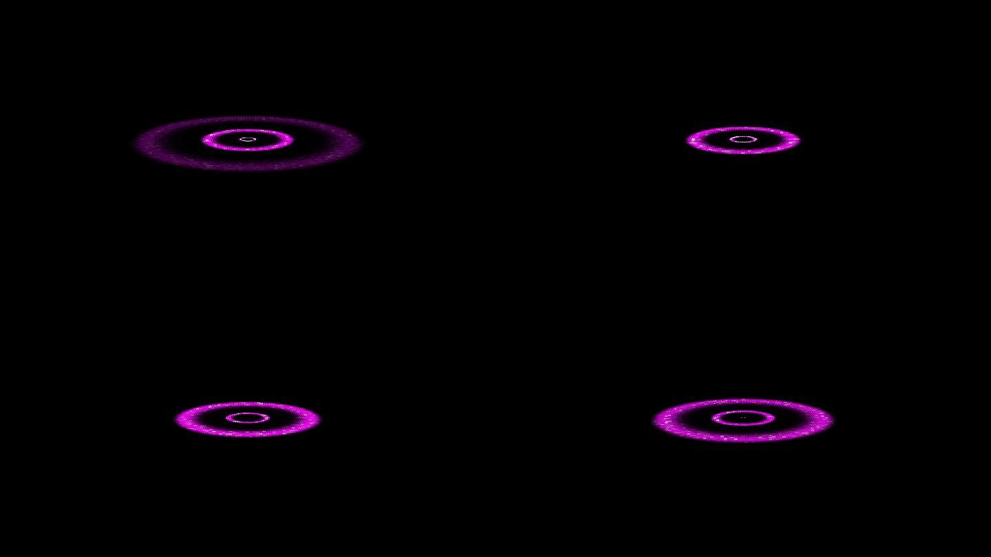 紫色圆圈圆环动感动画-通道循环6