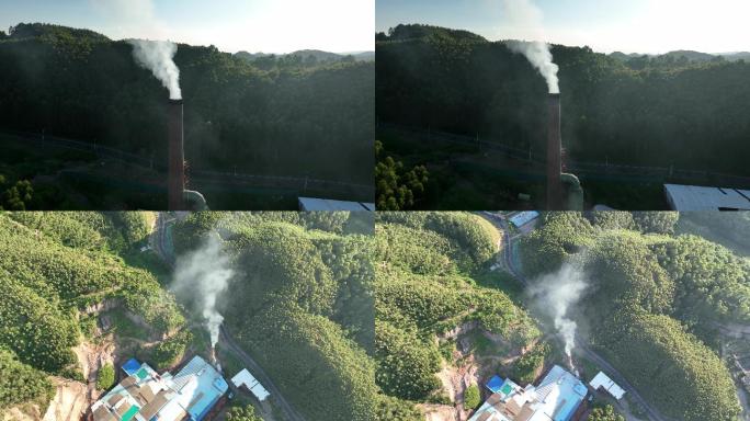 烟囱工业厂房生态环境污染 1