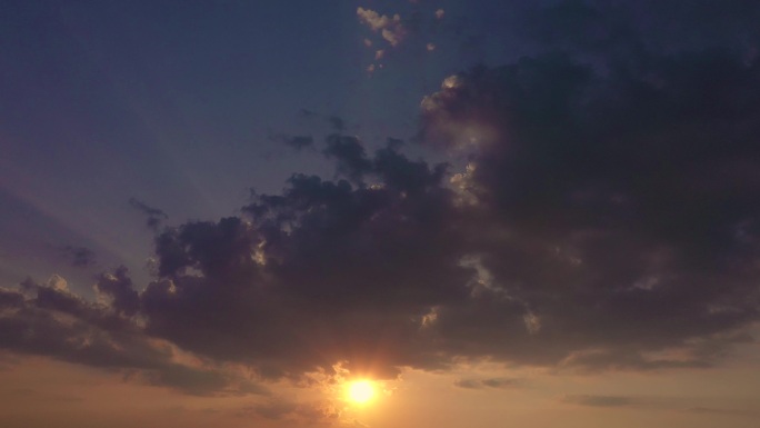 写实 日落 夕阳 乡村夕阳