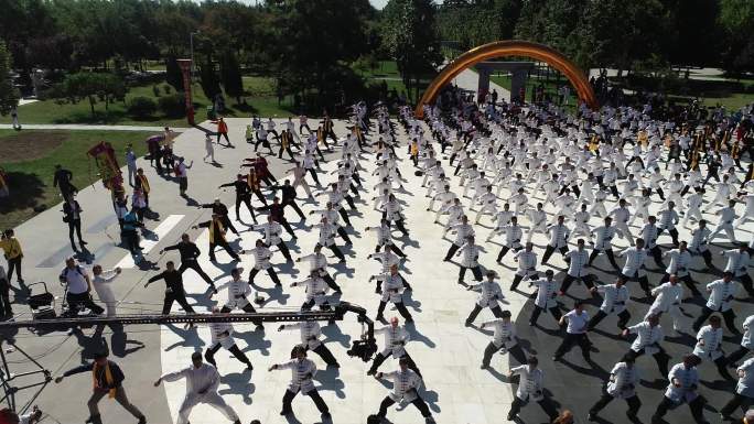 焦作温县陈家沟（打太极拳）航拍