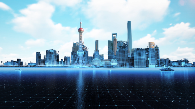 科技上海东方明珠科技数据城市陆家嘴外滩