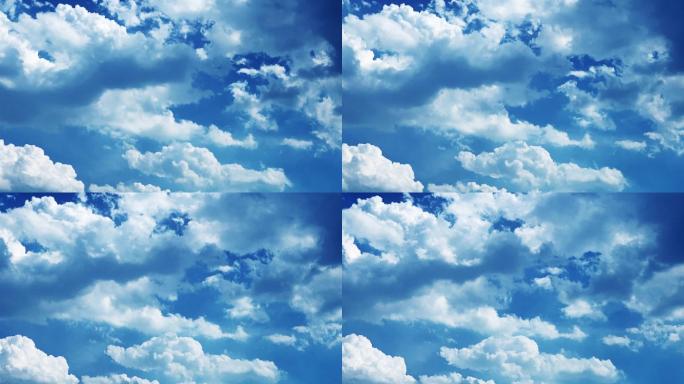 【HD天空】梦幻唯美仙境蓝天白云风起云涌