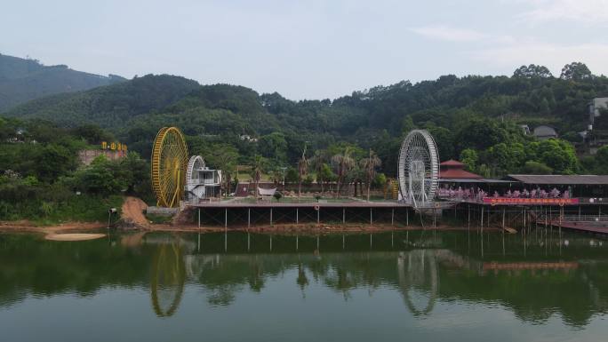 游乐景区水岸餐厅素材