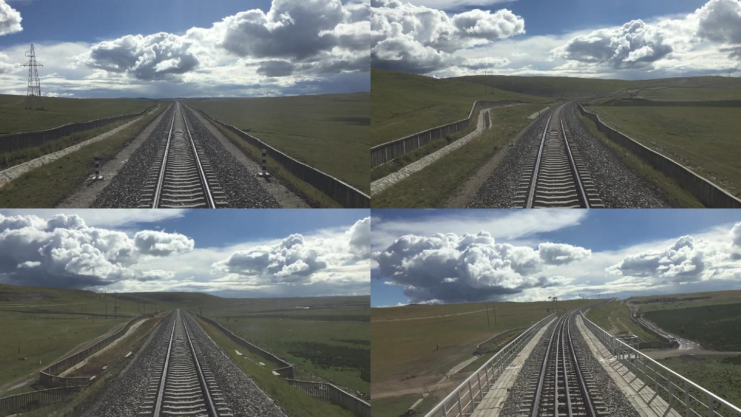 西藏火车实景风景