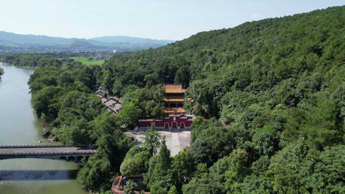 航拍湖南株洲炎帝陵5A景区 (10)