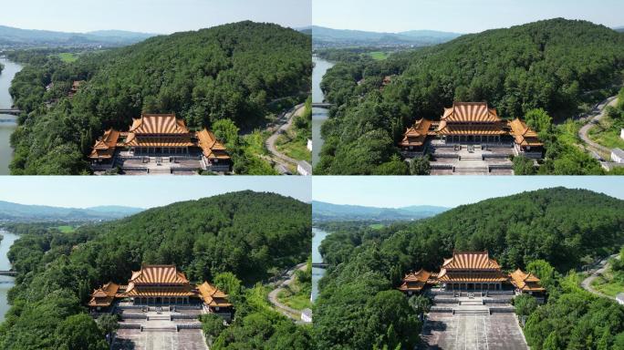 航拍湖南株洲炎帝陵5A景区 (5)