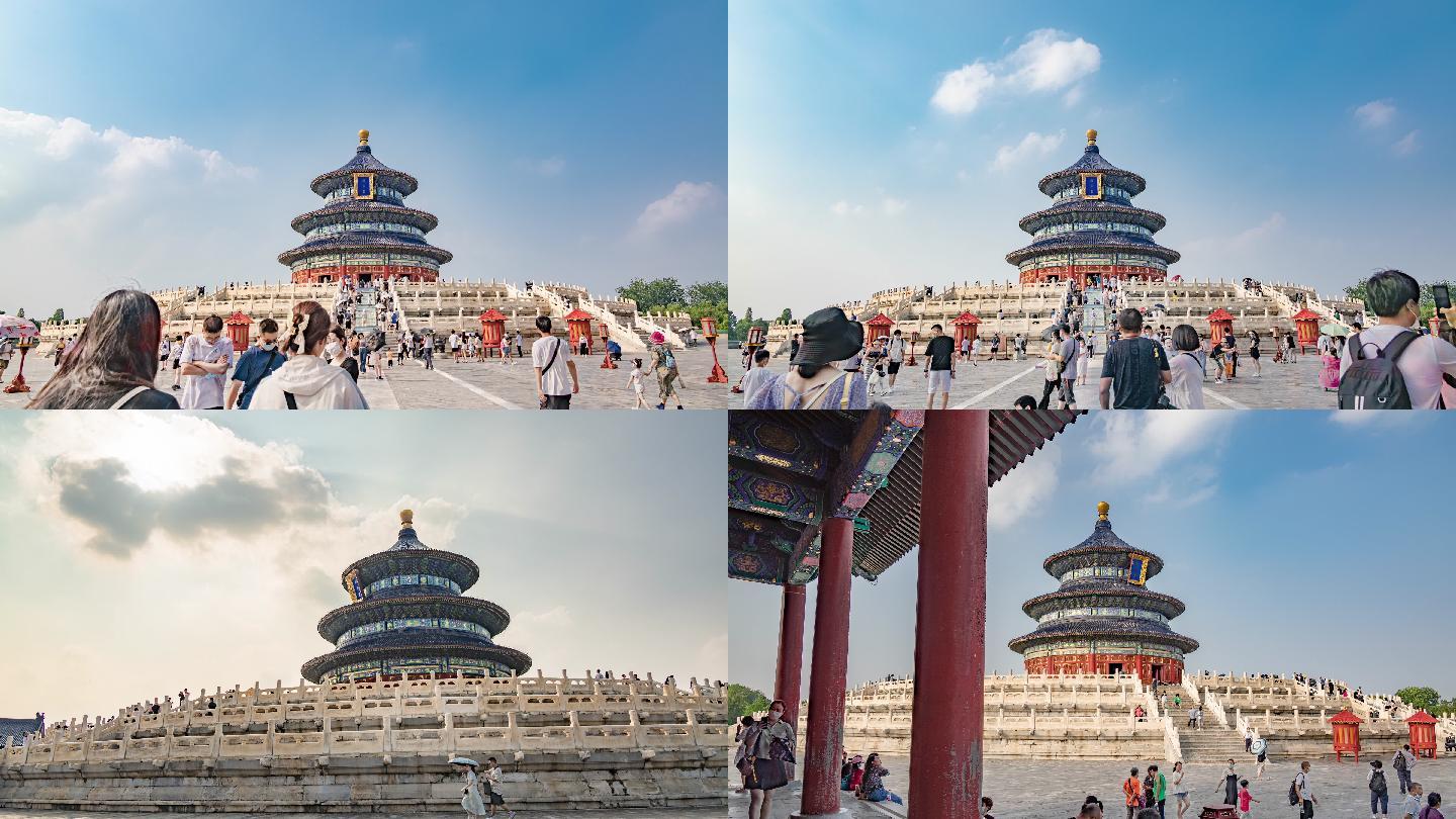 北京中轴线｜天坛祈年殿延时合集大范围