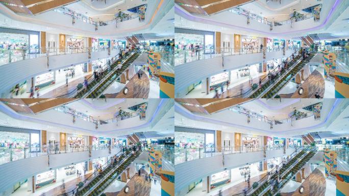 商场延时人流人群