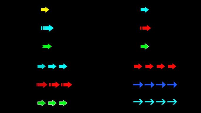 12款箭头指示动画4K带通道