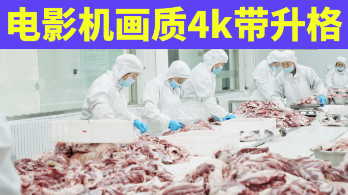 宁夏滩羊现代化牛肉羊肉加工厂4k