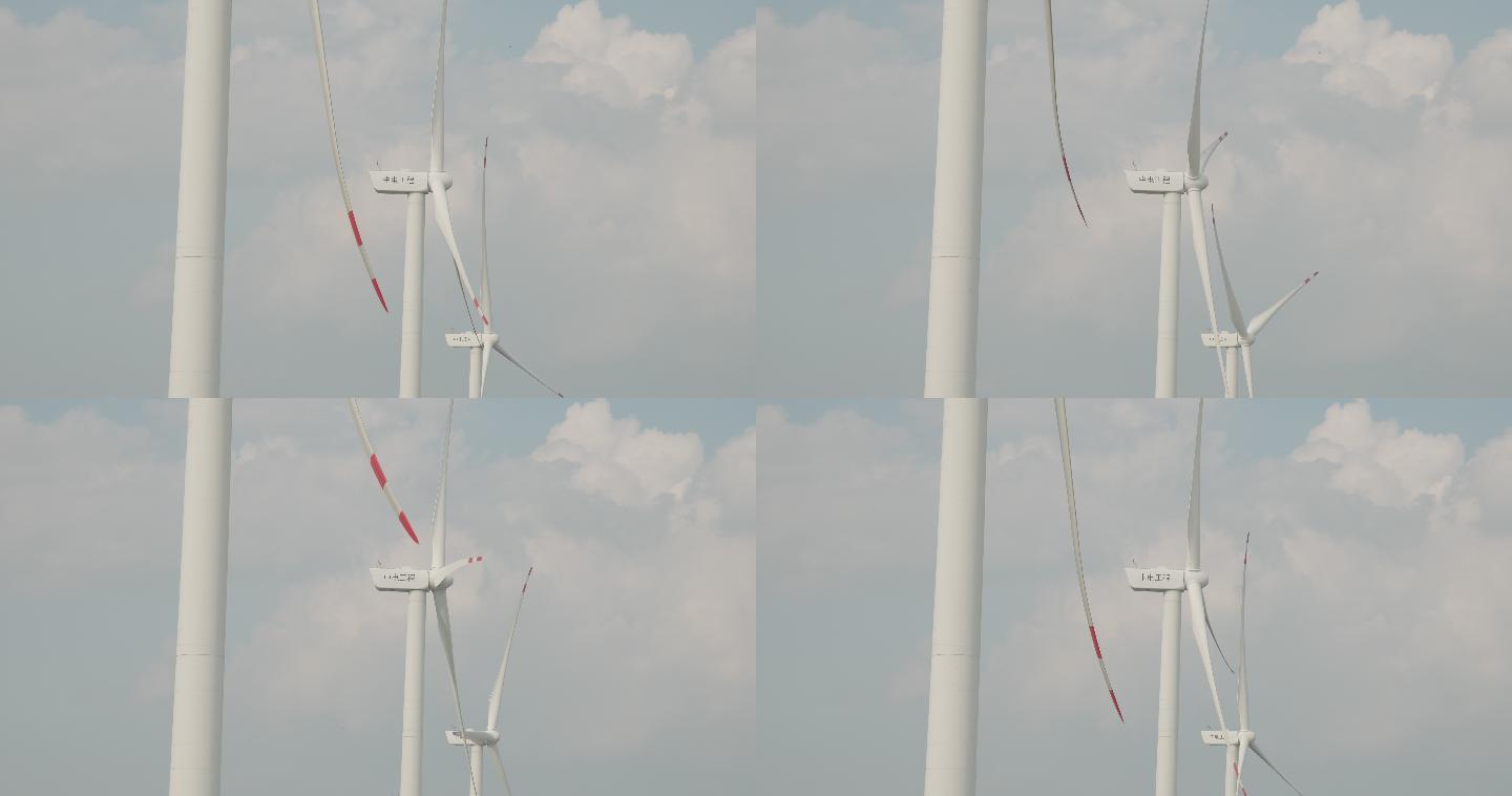 风力发电大风扇8K实拍原素材