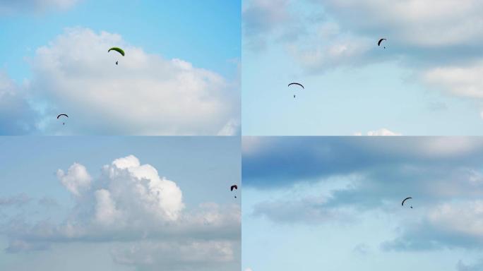 极限运动滑翔伞跳伞视频素材