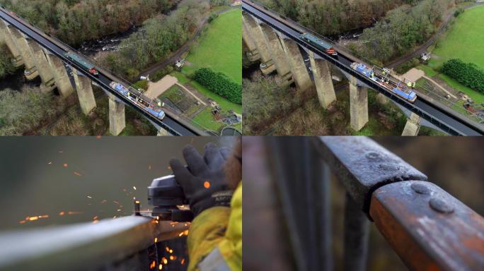 英国庞特基西尔特高架桥梁运河系统装修维修