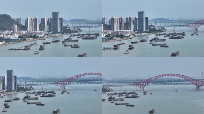 广州南沙区明珠大桥全貌