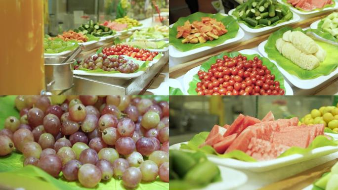 水果水果盘各种水果视频素材