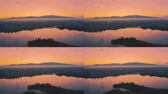 张掖芦水湾景区之晨