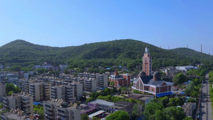 马鞍山城市航拍