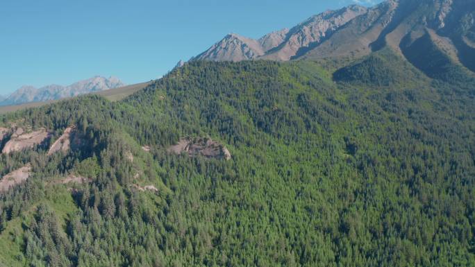 张掖祁连山南麓风光